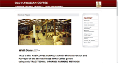 Desktop Screenshot of oldhawaiiancoffee.com